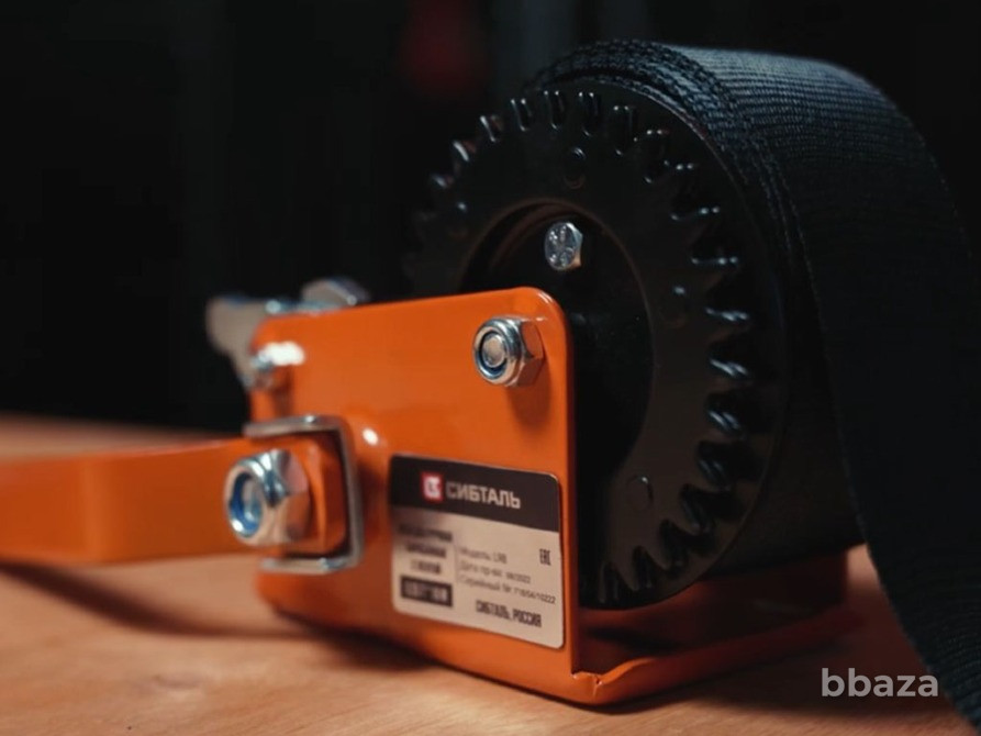 Лебедка ручная барабанная СибТаль, модель LRB, 450 кг, лента 10 м Красноярск - изображение 2