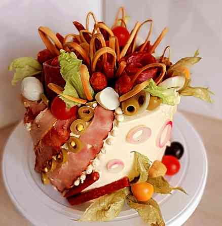 Торт мясной скандинавский Пушкино