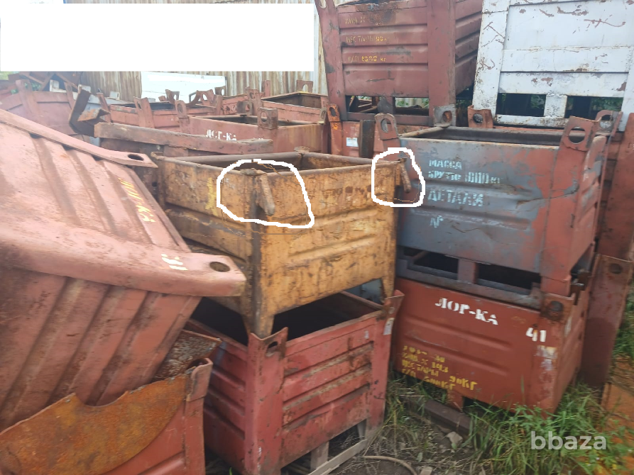 Тара, ящики, мульды, металлические 1200х800х800мм Екатеринбург - изображение 2