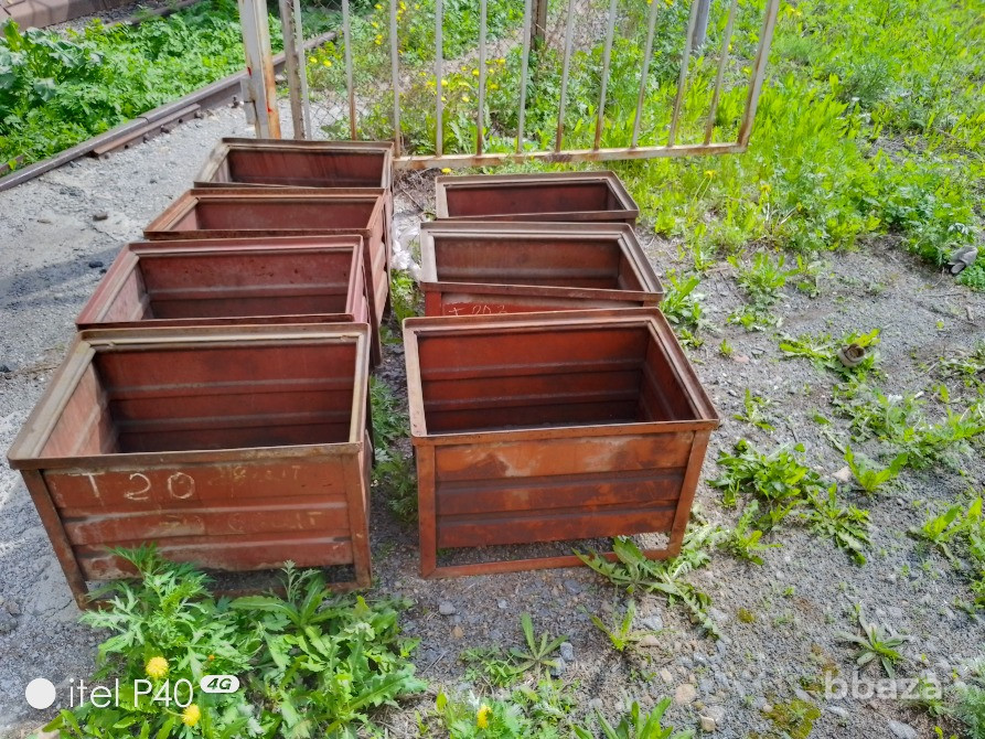 Тара, ящики, мульды, металлические 620х420х420мм Челябинск - изображение 4
