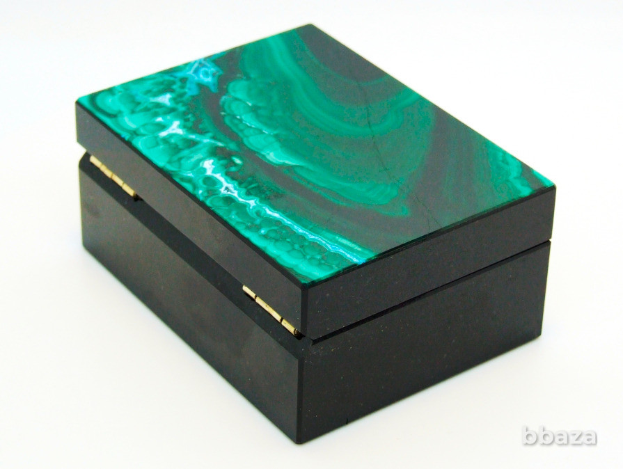 Малахит с Хризоколлой - Коллекционная Шкатулка Москва - изображение 5