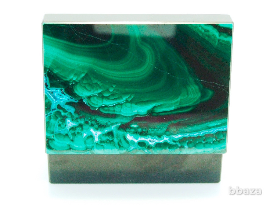 Малахит с Хризоколлой - Коллекционная Шкатулка Москва - изображение 4