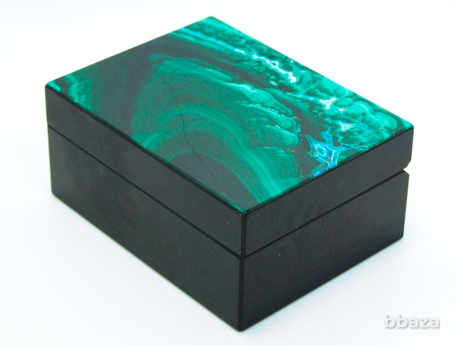 Малахит с Хризоколлой - Коллекционная Шкатулка Москва - изображение 2