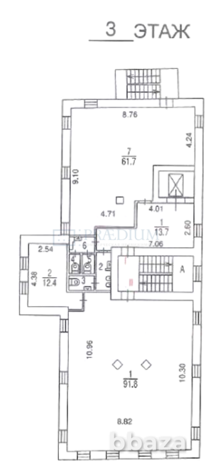 Сдается офисное помещение 952 м² Москва - изображение 10
