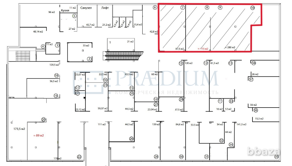 Сдается помещение свободного назначения 374 м² Москва - изображение 7