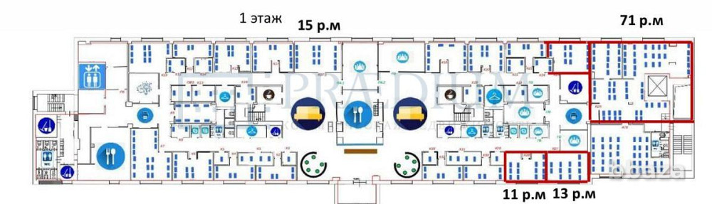 Сдается офисное помещение 450 м² Москва - изображение 7