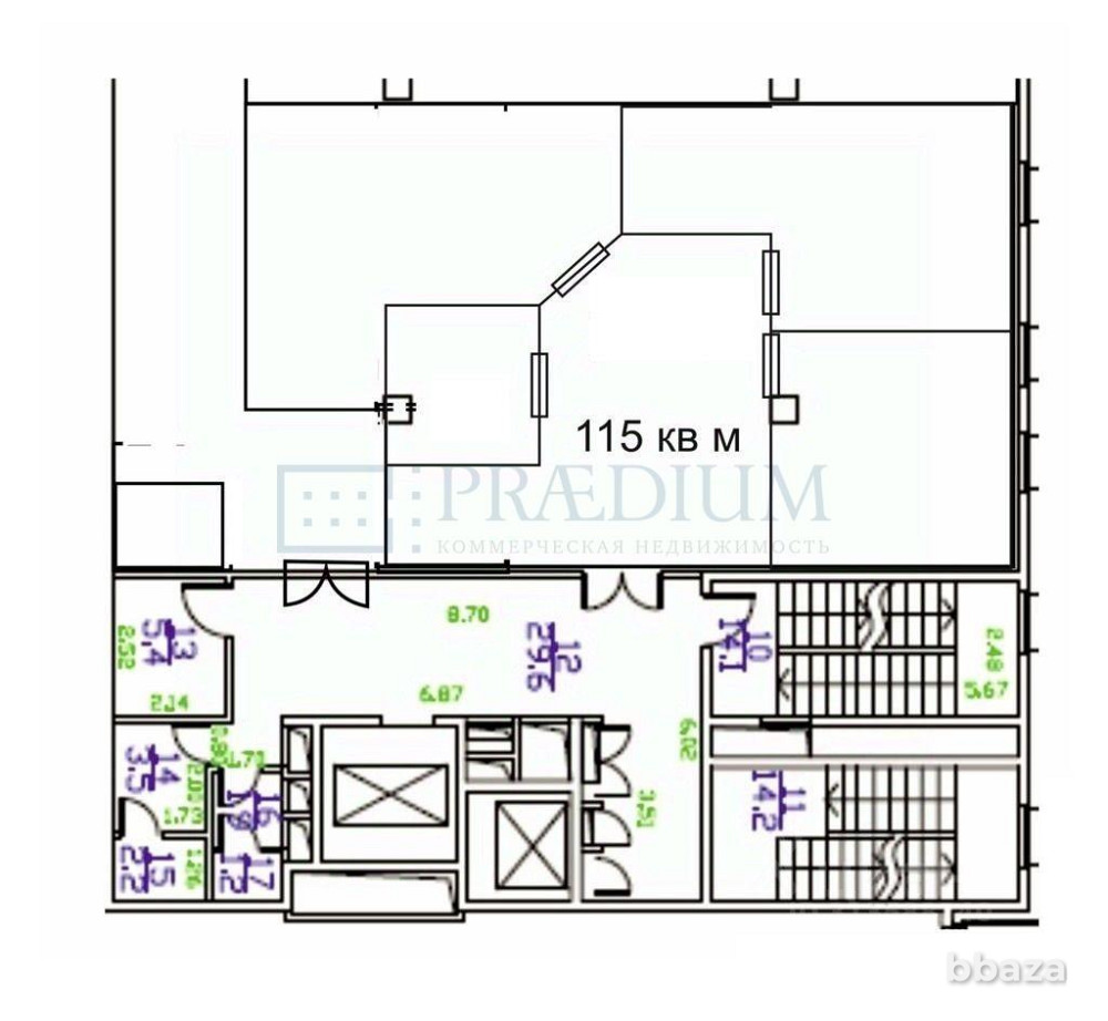 Сдается офисное помещение 115 м² Москва - изображение 10