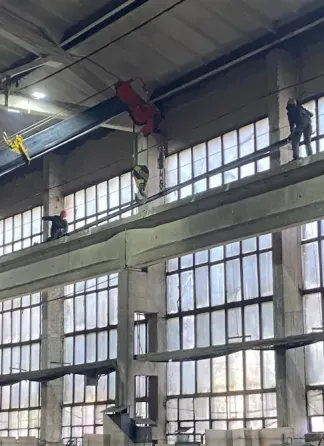 Страховочная анкерная линия для кровли здания Москва