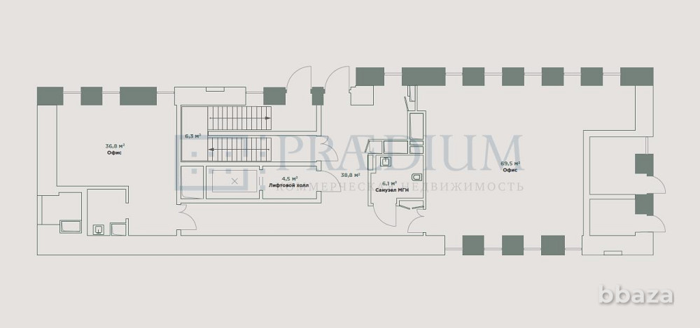 Продается офисное помещение 561 м² Москва - изображение 2