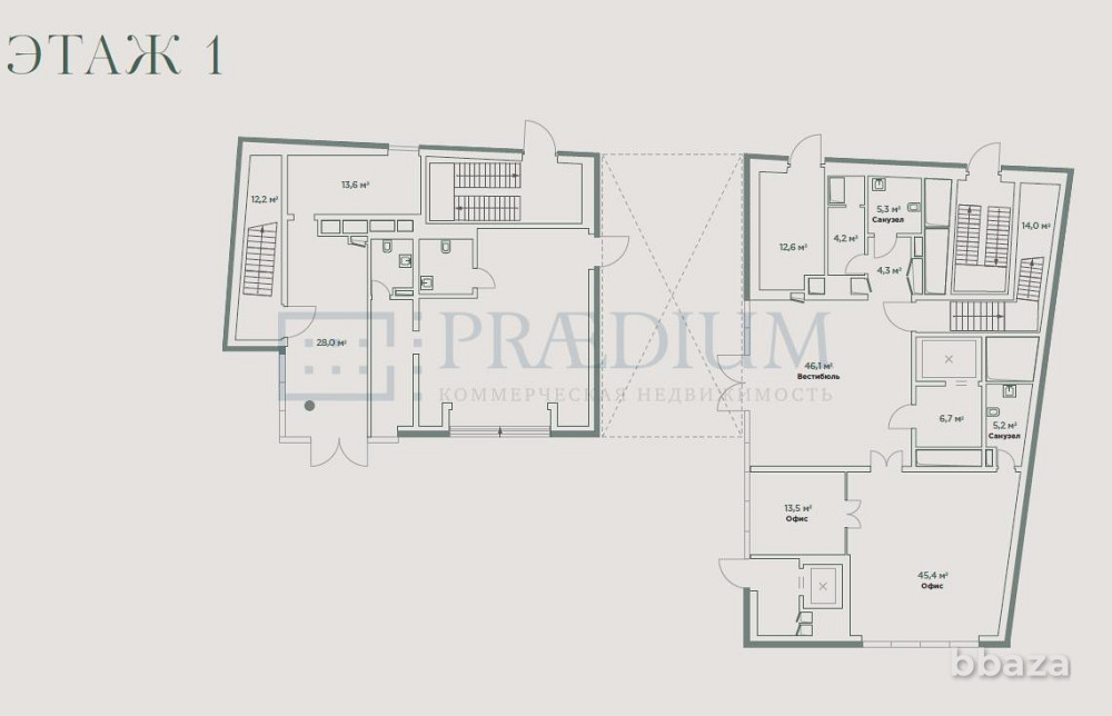 Продается офисное помещение 1019 м² Москва - изображение 3