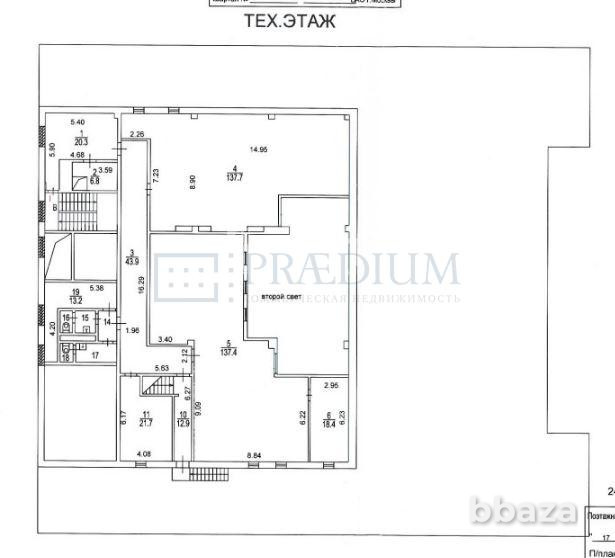 Сдается офисное помещение 1104 м² Москва - изображение 9
