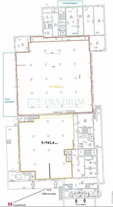 Сдается помещение свободного назначения 543 м² Москва - изображение 10