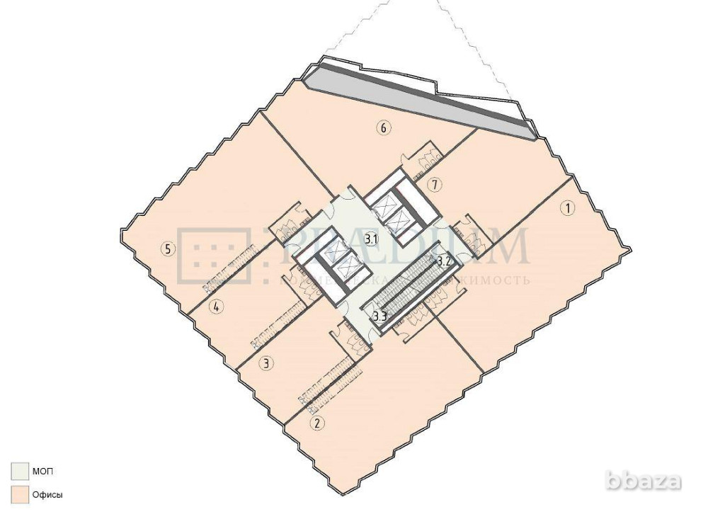 Продается офисное помещение 222 м² Москва - изображение 2