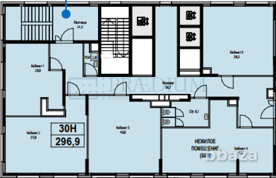 Продается офисное помещение 297 м² Москва - изображение 3