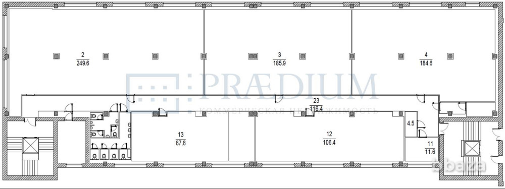 Продается офисное помещение 974 м² Москва - изображение 3