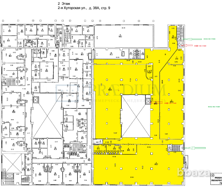 Сдается офисное помещение 1627 м² Москва - изображение 6