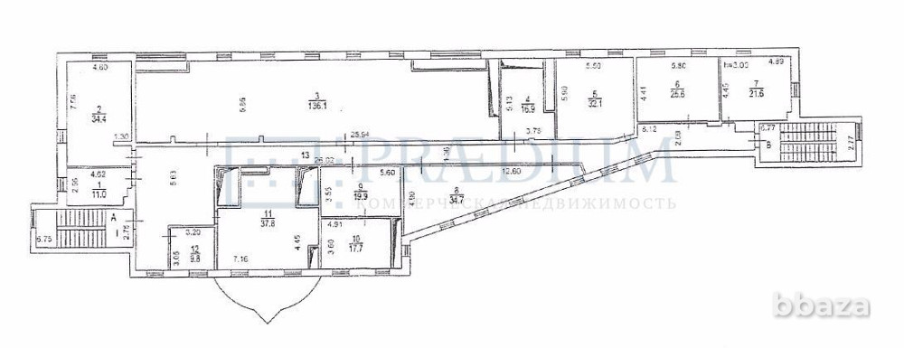 Сдается офисное помещение 4802 м² Москва - изображение 7