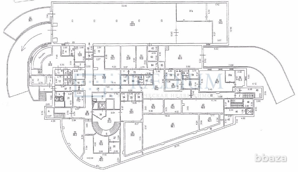 Сдается офисное помещение 4802 м² Москва - изображение 8