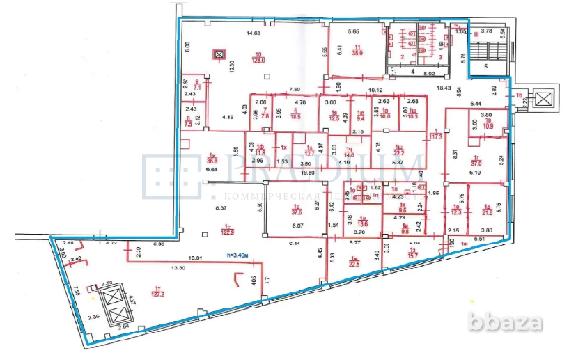 Сдается офисное помещение 998 м² Москва - изображение 7