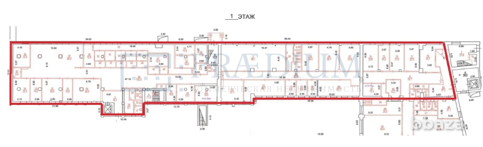 Сдается офисное помещение 1263 м² Москва - изображение 9