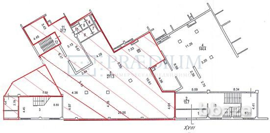 Сдается офисное помещение 376 м² Москва - изображение 10