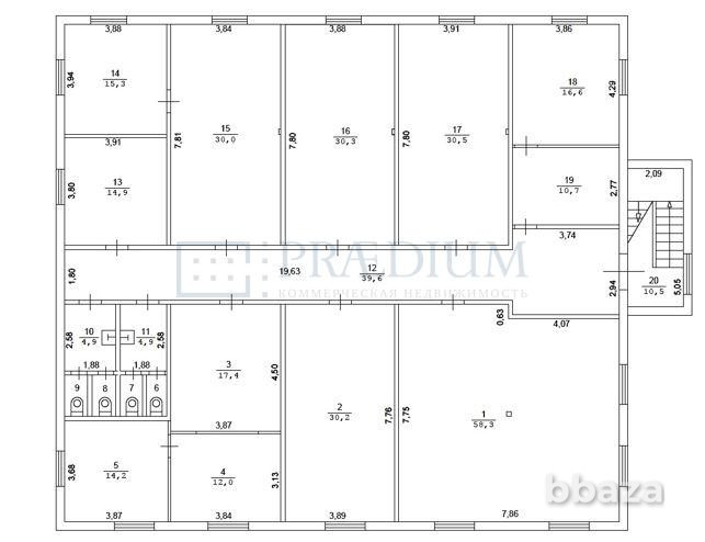 Сдается офисное помещение 323 м² Москва - изображение 9