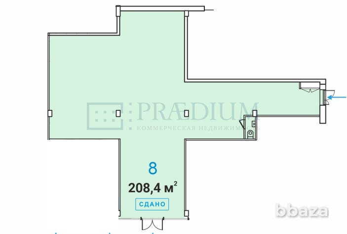 Сдается помещение свободного назначения 208 м² Москва - изображение 5