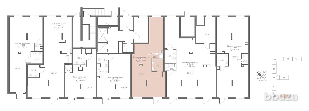 Продается ПСН 79.27 м2 Санкт-Петербург - изображение 2