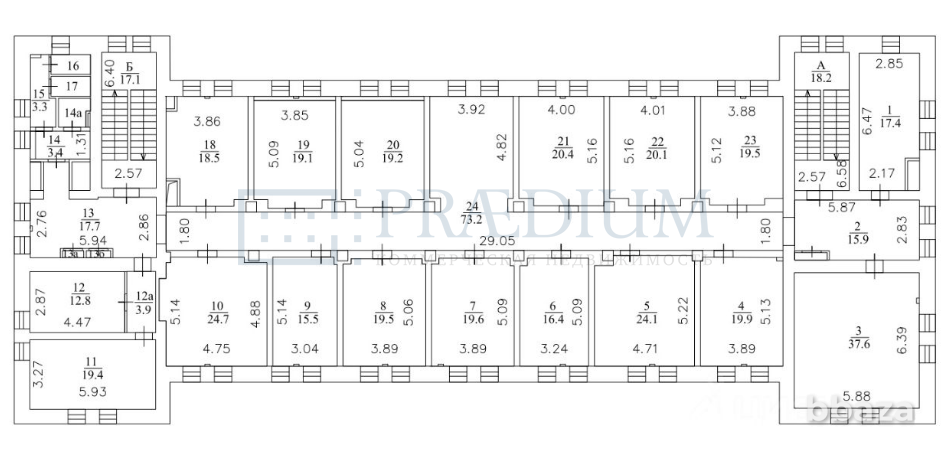 Сдается офисное помещение 1175 м² Москва - изображение 10