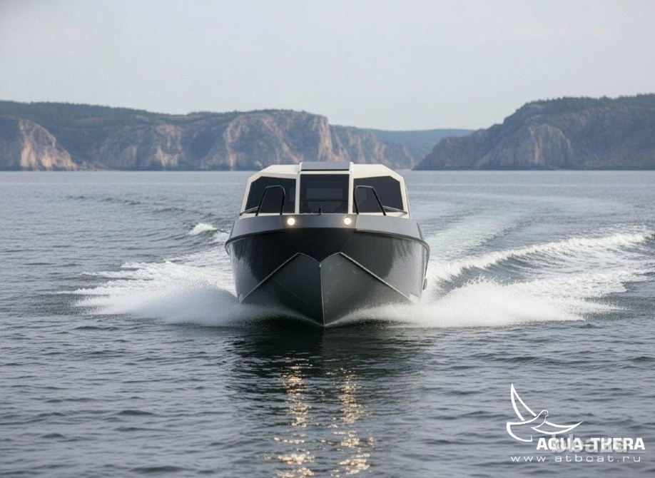 Алюминиевый катер Хищник RK55 с реданом, кабинник на заказ Самара - изображение 2