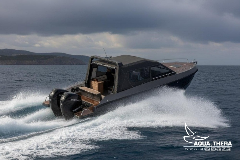 Алюминиевый катер «Атлантик НТ» с реданом, кабинник на заказ Самара - изображение 2