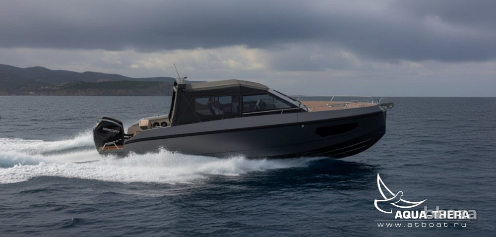 Алюминиевый катер «Атлантик НТ» с реданом, кабинник на заказ Самара - изображение 1