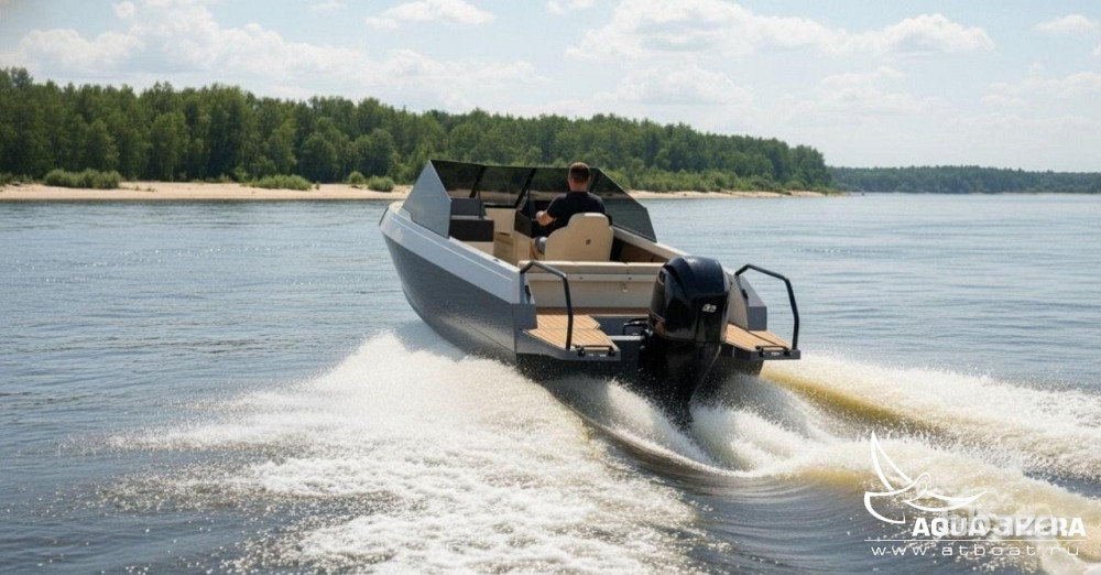 Алюминиевый катер «Севрюга RC57» с реданом под заказ Самара - изображение 4