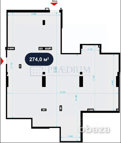 Сдается помещение свободного назначения 274 м² Москва - изображение 7