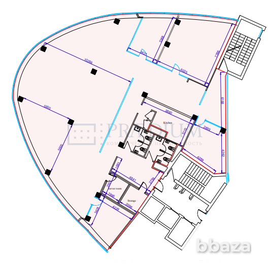 Сдается офисное помещение 459 м² Москва - изображение 9