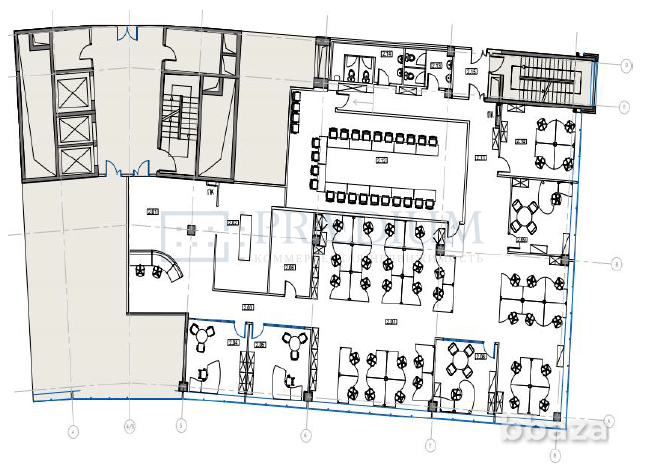 Сдается офисное помещение 566 м² Москва - изображение 9