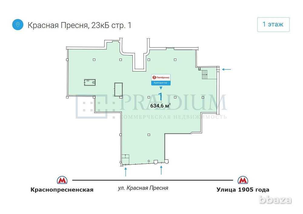 Продается торговое помещение 635 м² Москва - изображение 4