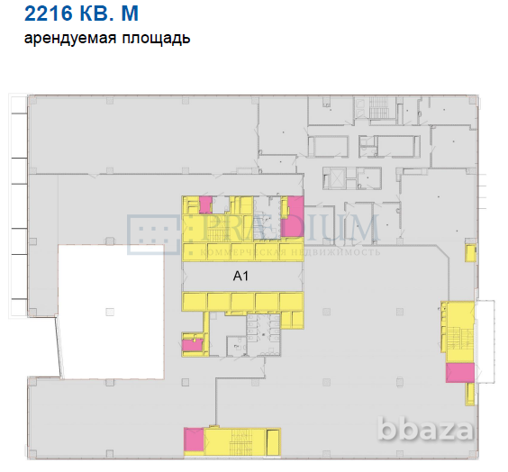 Сдается офисное помещение 2216 м² Москва - изображение 7