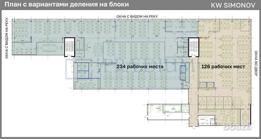 Сдается офисное помещение 1500 м² Москва - изображение 1