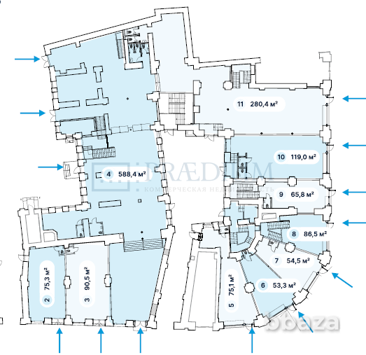 Сдается помещение свободного назначения 960 м² Москва - изображение 2