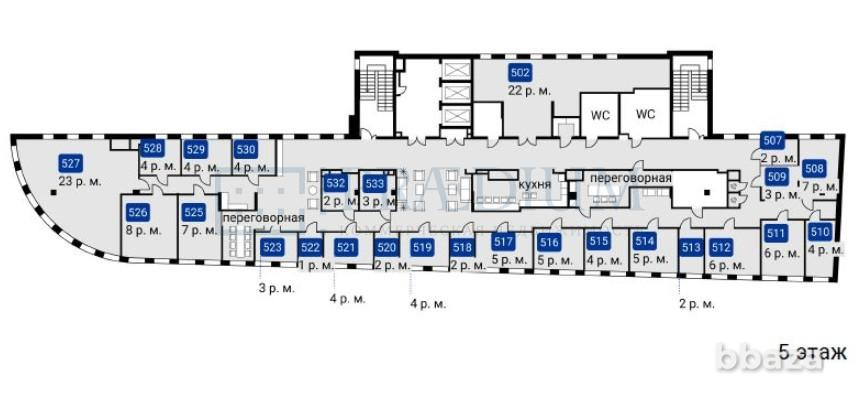 Сдается офисное помещение 1622 м² Москва - изображение 2