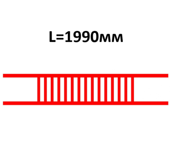Барьер съемный двойной трансформаторного отсека БКТПу (L=1990мм) Москва