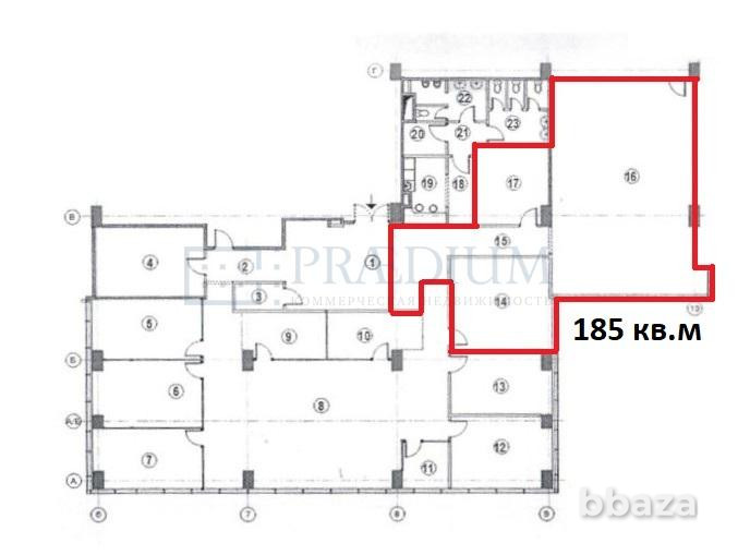 Сдается офисное помещение 185 м² Москва - изображение 6