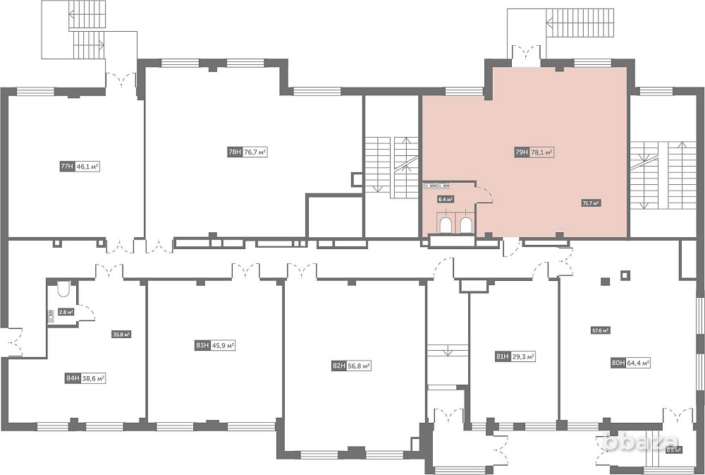 Продается ПСН 78.1 м2 Санкт-Петербург - изображение 1