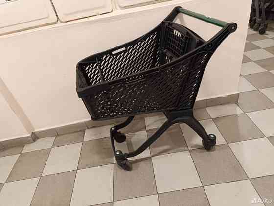 Тележка пластиковая покупательская для магазина дома и дачи Москва