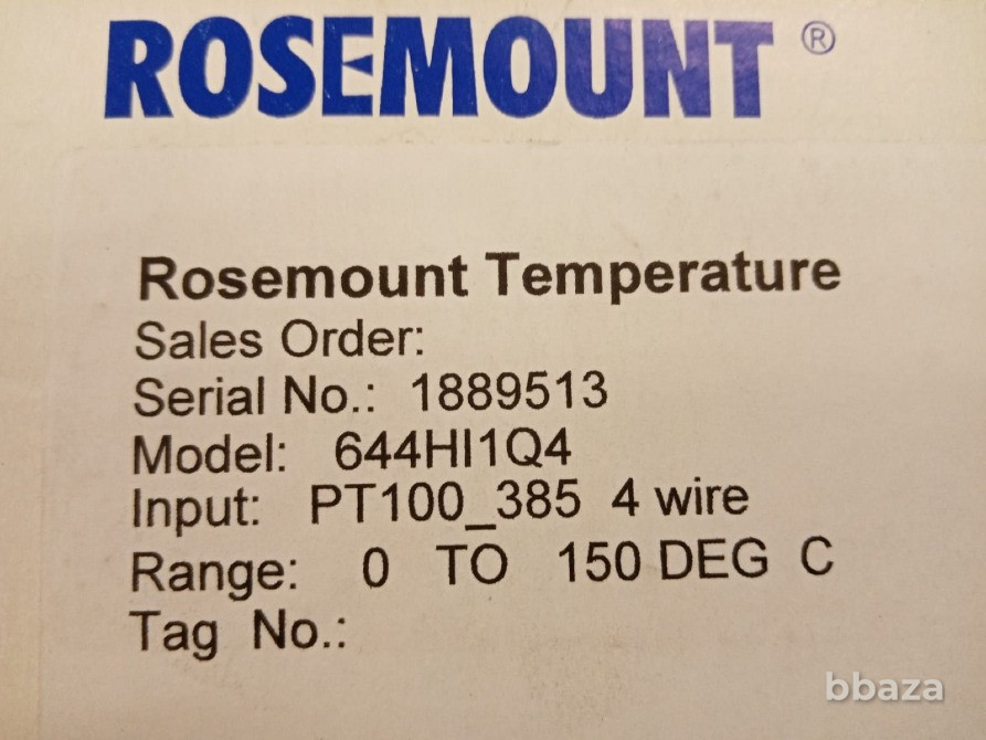 Rosemount temperature 644HAl1Q4 взрывозащищенные Санкт-Петербург - изображение 1