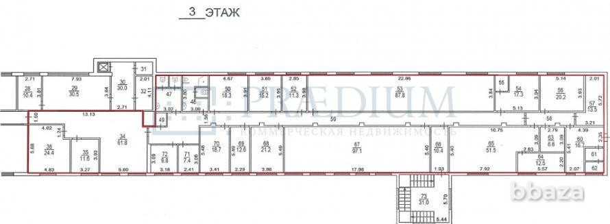 Сдается офисное помещение 711 м² Москва - изображение 6