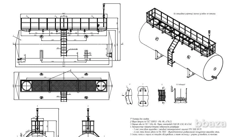 Ёмкость (резервуар) из нержавейки объёмом 50 м3 Москва - изображение 2