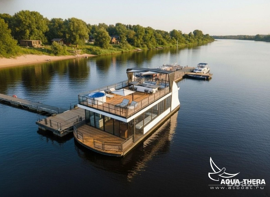 Плавдом хаусбот Скат от АКВА ТЕРРА Самара - изображение 4