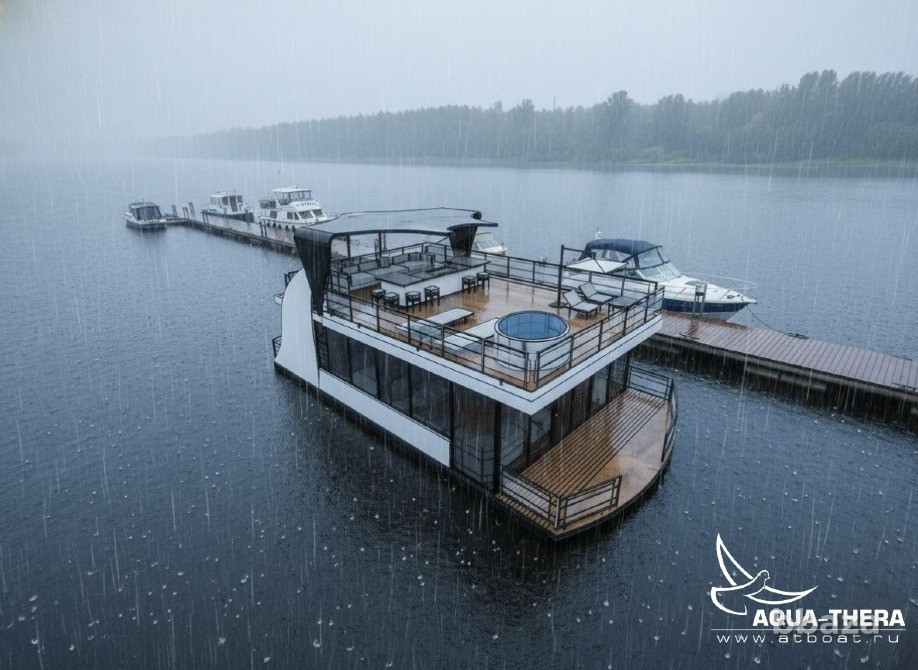Плавдом хаусбот Скат от АКВА ТЕРРА Самара - изображение 5